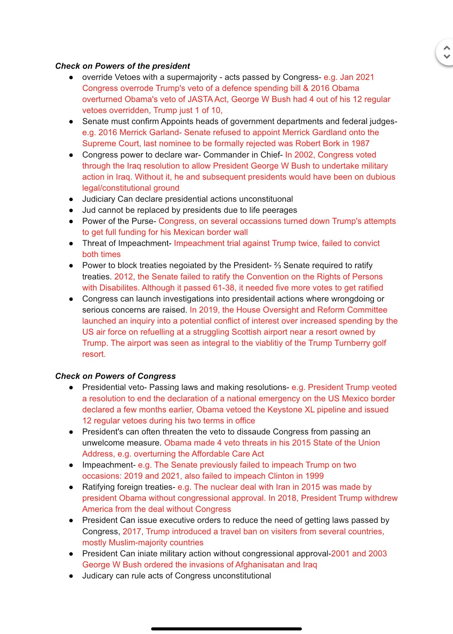POLITICS A LEVEL US POLITICS REVISION RESOURCES