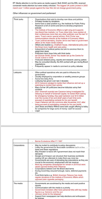 POLITICS A LEVEL FULL BUNDLE: UK, US AND IDEOLOGIES