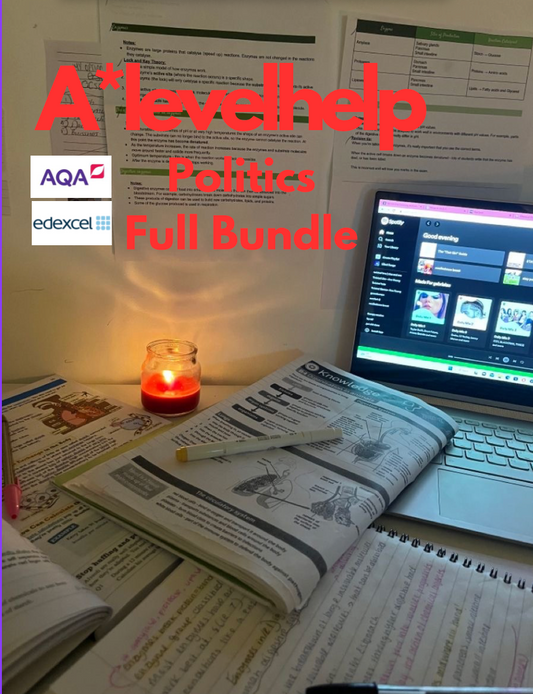 POLITICS A LEVEL FULL BUNDLE: UK, US AND IDEOLOGIES