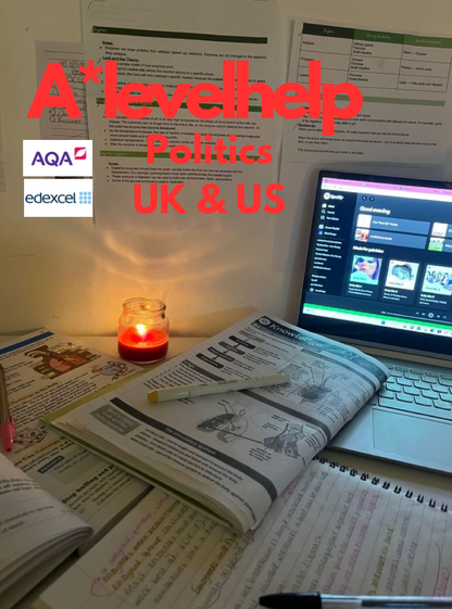 POLITICS A LEVEL UK AND US REVISION RESOURCES BUNDLE